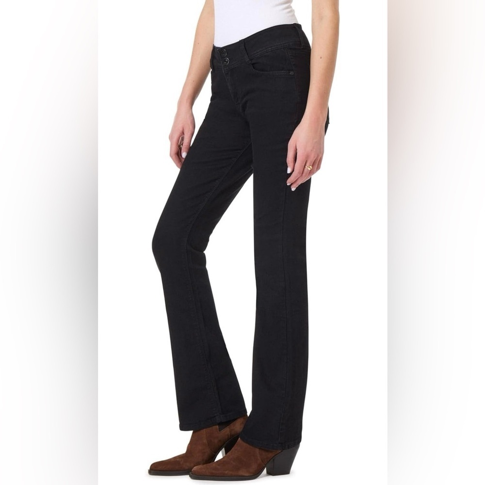 WallFlower Womens Luscious Curvy Bootcut Mid-Rise Insta Stretch Juniors Jeans
